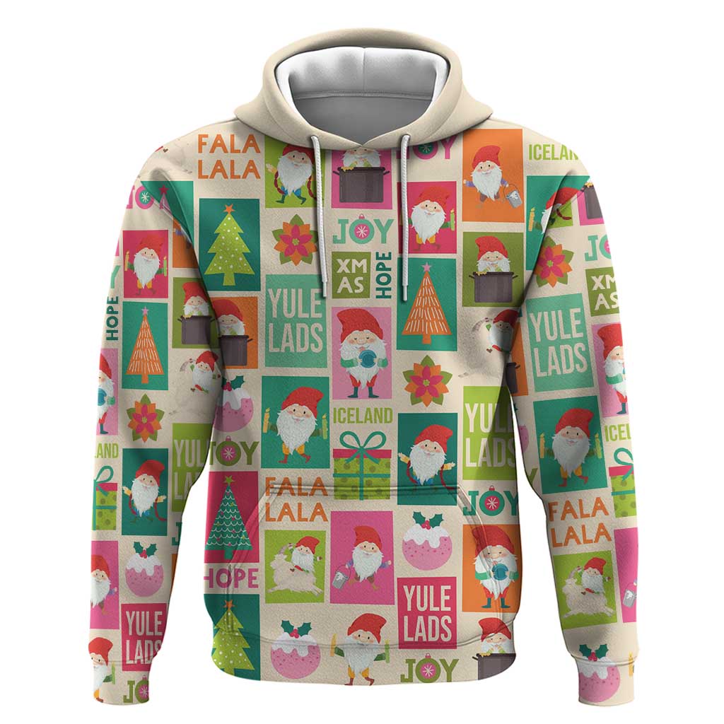 Cute Yule Lads Christmas Hoodie Icelandic Jolasveinar Hippie Style LT9