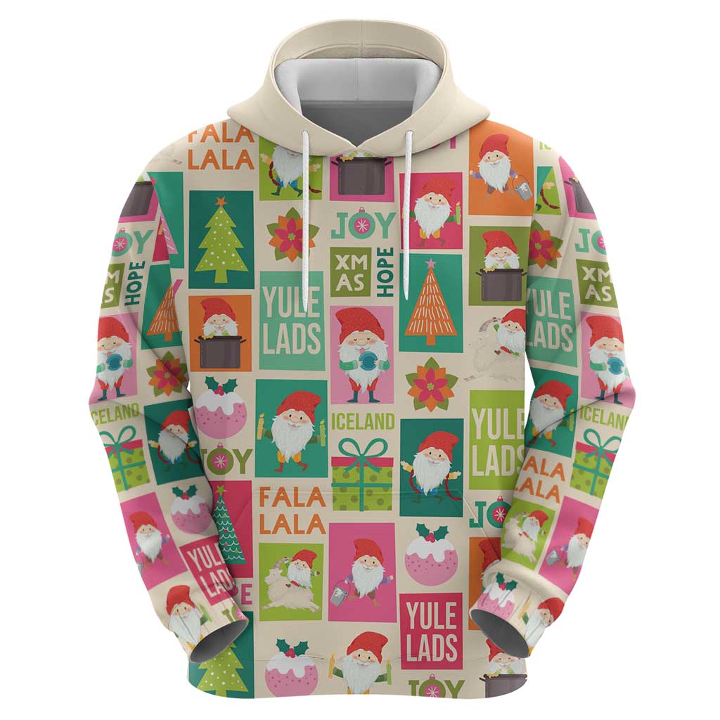 Cute Yule Lads Christmas Hoodie Icelandic Jolasveinar Hippie Style LT9