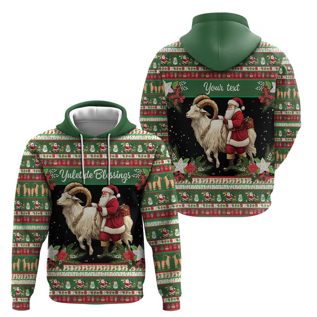 Yule Goat Personalized Hoodie Scandanavian Mythology LT9