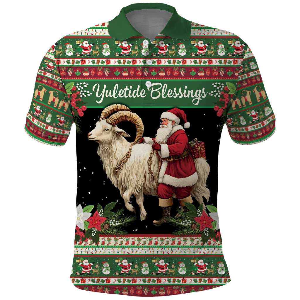 Yule Goat Personalized Polo Shirt Scandanavian Mythology LT9