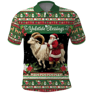 Yule Goat Personalized Polo Shirt Scandanavian Mythology LT9