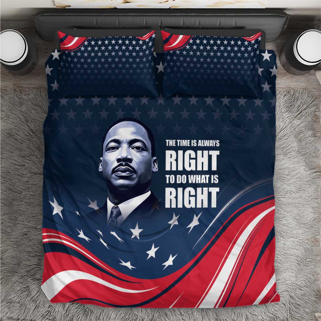 Honor MLK African-American Civil Rights Leaders Bedding Set The Time Is Always Right To Do What Is Right LT9