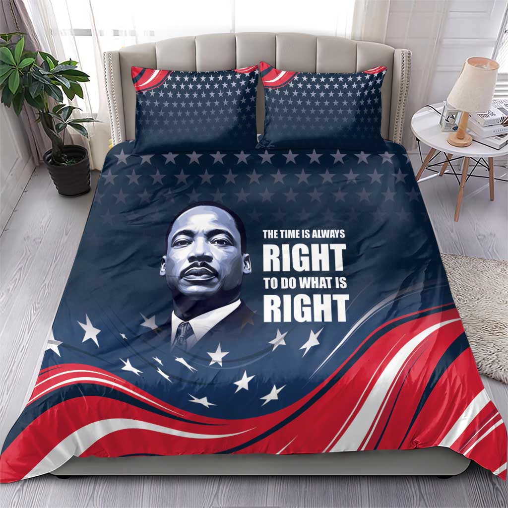 Honor MLK African-American Civil Rights Leaders Bedding Set The Time Is Always Right To Do What Is Right LT9