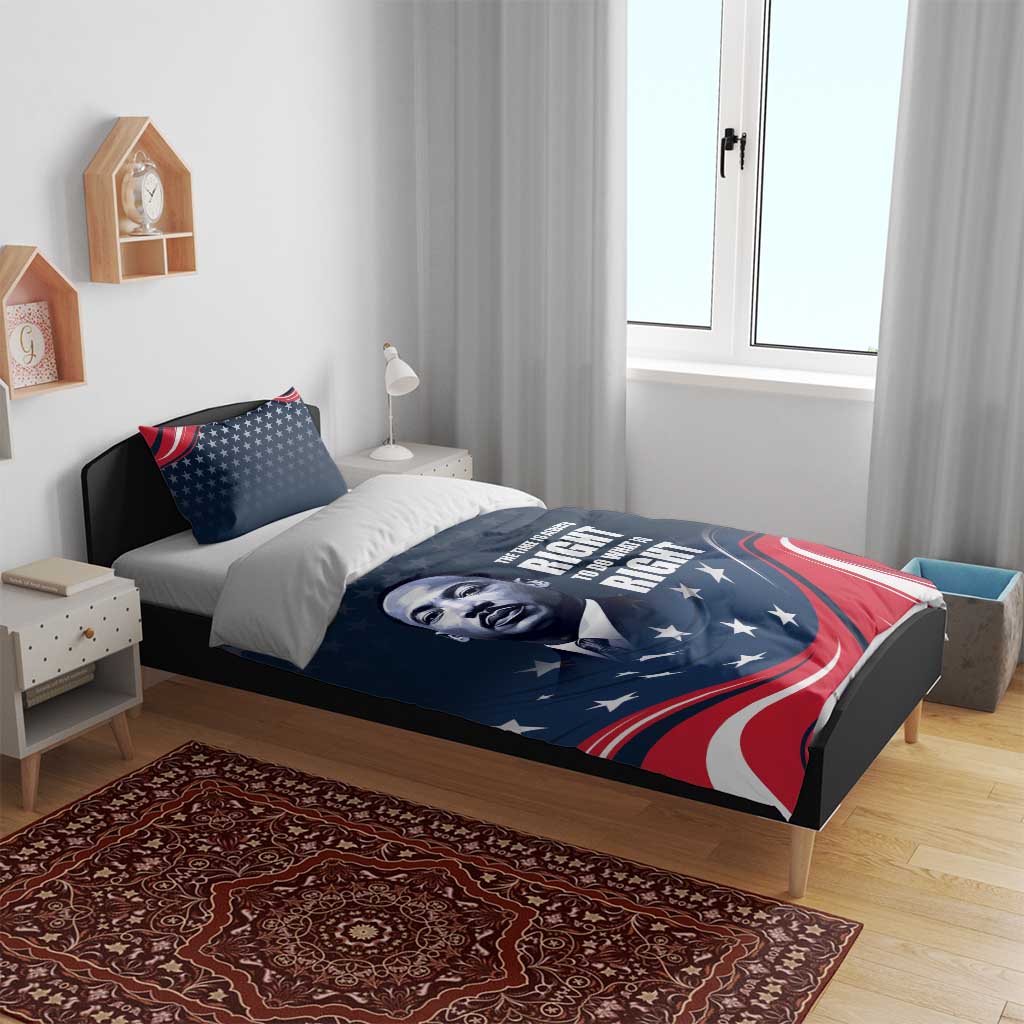 Honor MLK African-American Civil Rights Leaders Bedding Set The Time Is Always Right To Do What Is Right LT9
