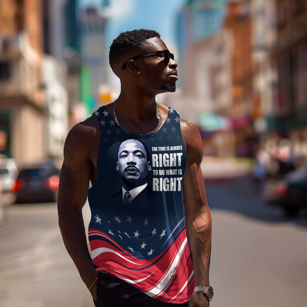 Honor MLK African-American Civil Rights Leaders Men Tank Top The Time Is Always Right To Do What Is Right LT9