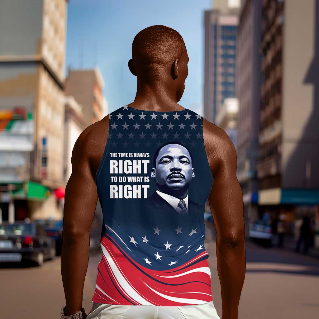 Honor MLK African-American Civil Rights Leaders Men Tank Top The Time Is Always Right To Do What Is Right LT9