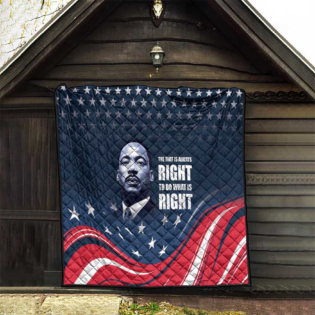 Honor MLK African-American Civil Rights Leaders Quilt The Time Is Always Right To Do What Is Right LT9