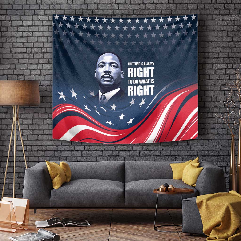 Honor MLK African-American Civil Rights Leaders Tapestry The Time Is Always Right To Do What Is Right LT9