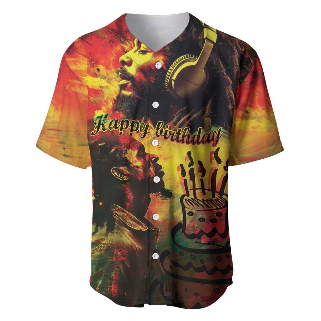 Happy Birthday King of Reggae Baseball Jersey LT9