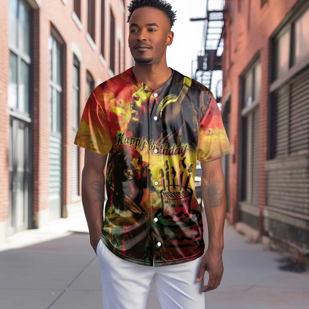 Happy Birthday King of Reggae Baseball Jersey LT9