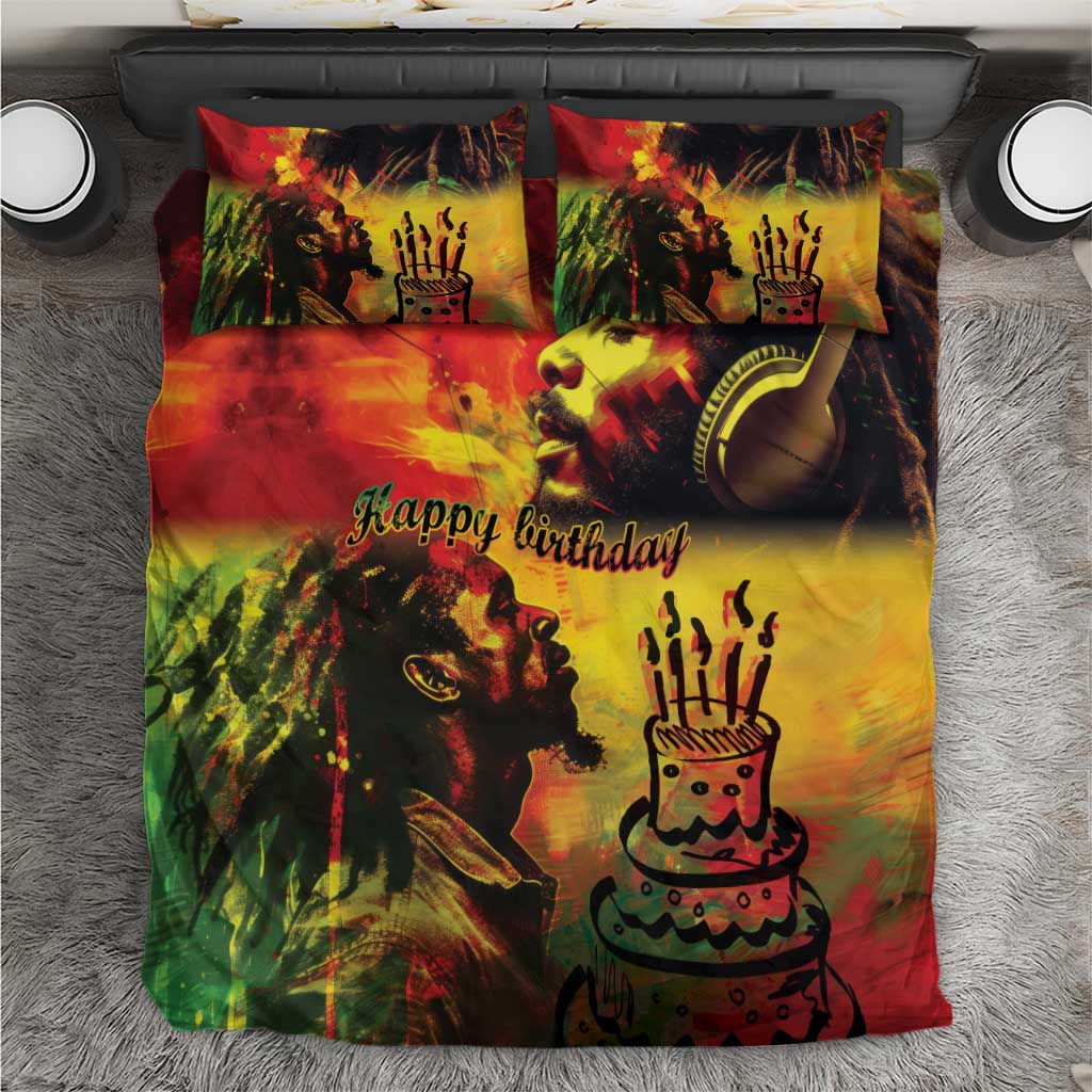 Happy Birthday King of Reggae Bedding Set LT9