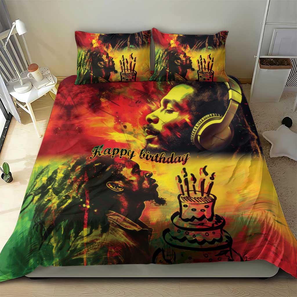 Happy Birthday King of Reggae Bedding Set LT9
