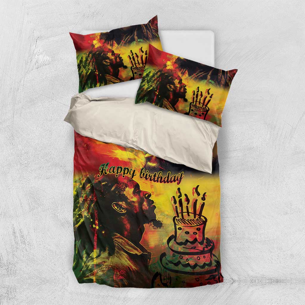 Happy Birthday King of Reggae Bedding Set LT9