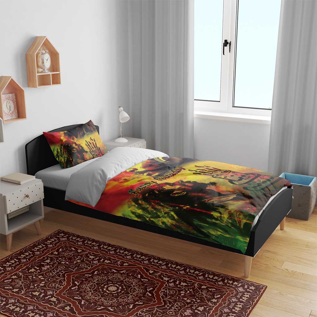 Happy Birthday King of Reggae Bedding Set LT9