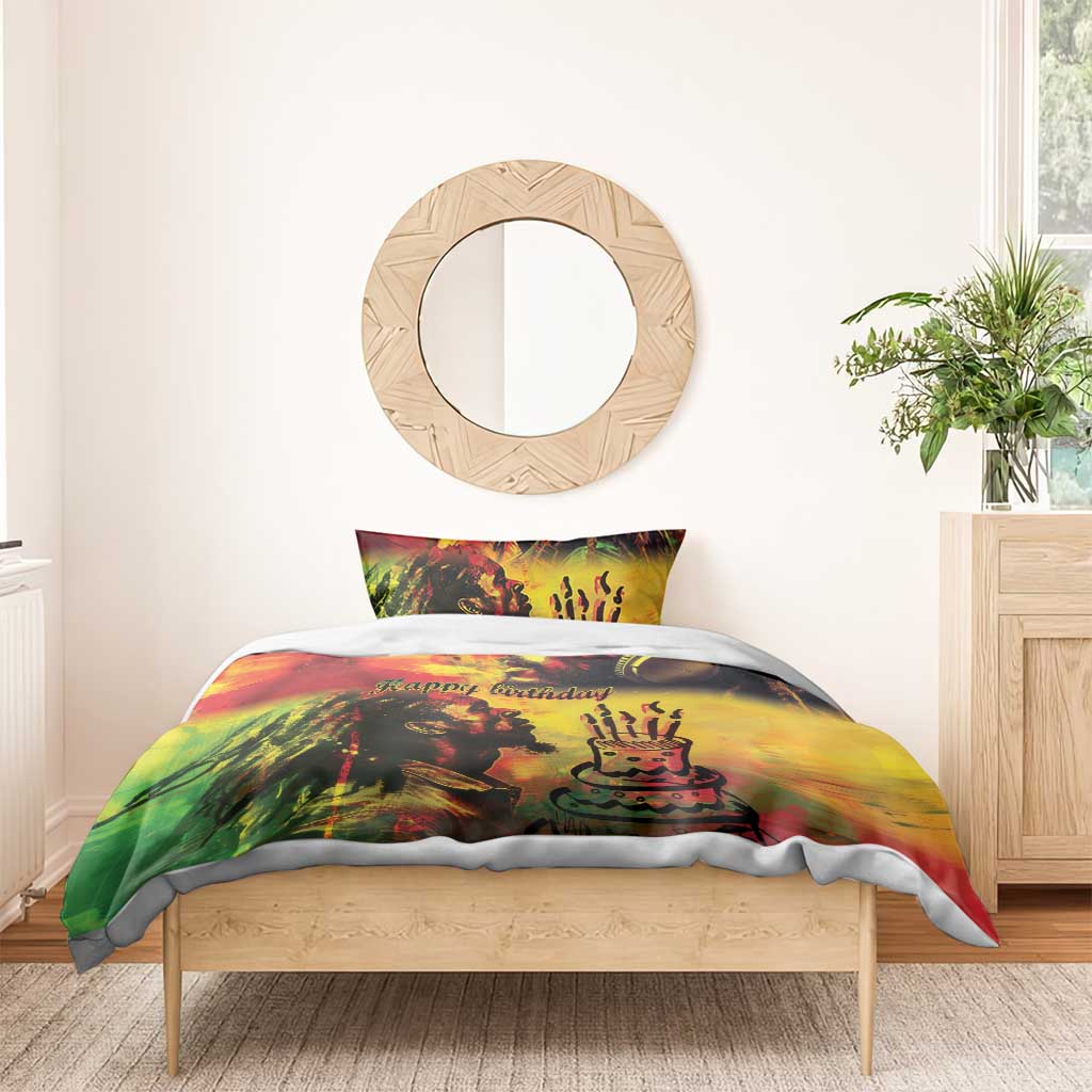 Happy Birthday King of Reggae Bedding Set LT9