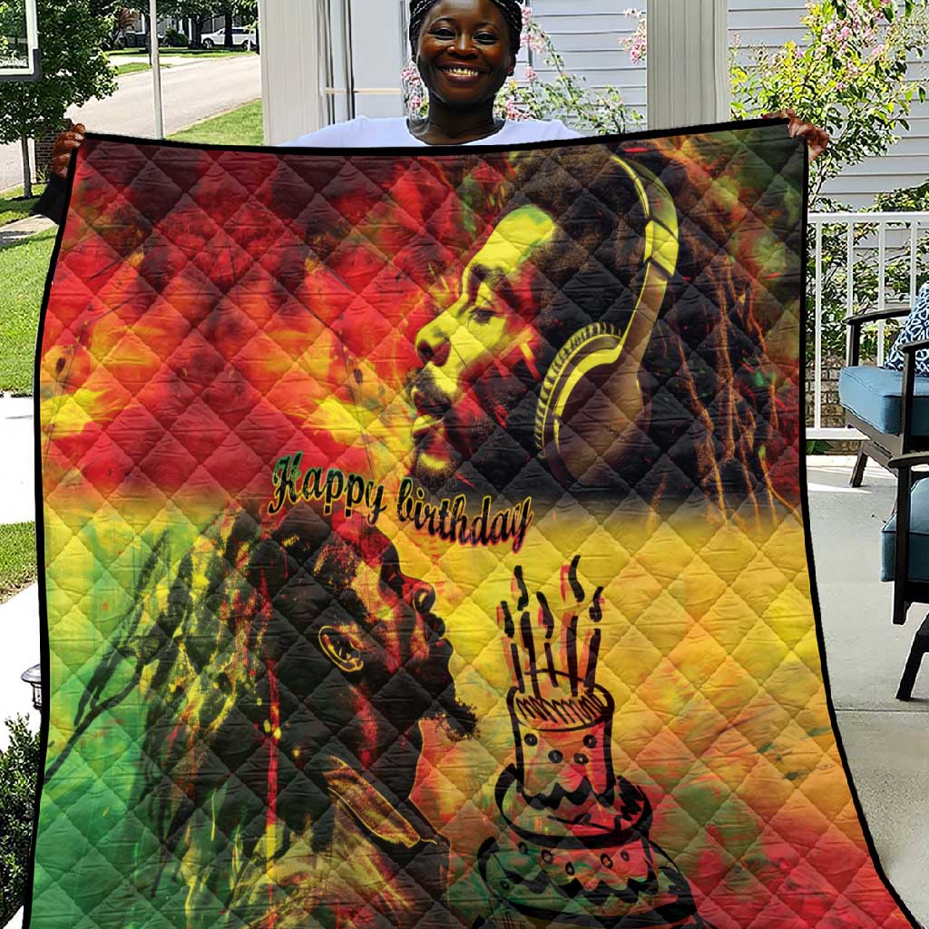 Happy Birthday King of Reggae Quilt LT9
