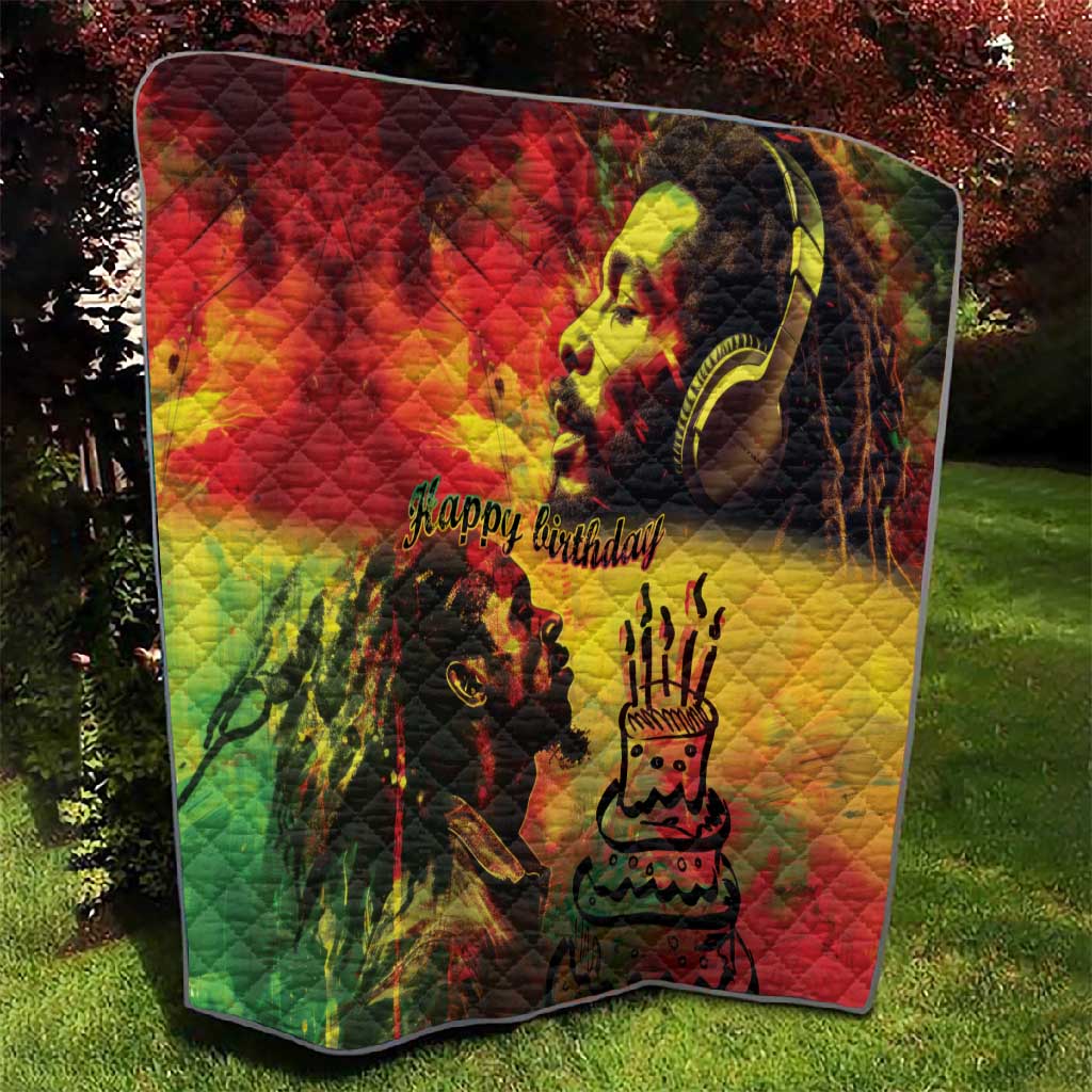 Happy Birthday King of Reggae Quilt LT9