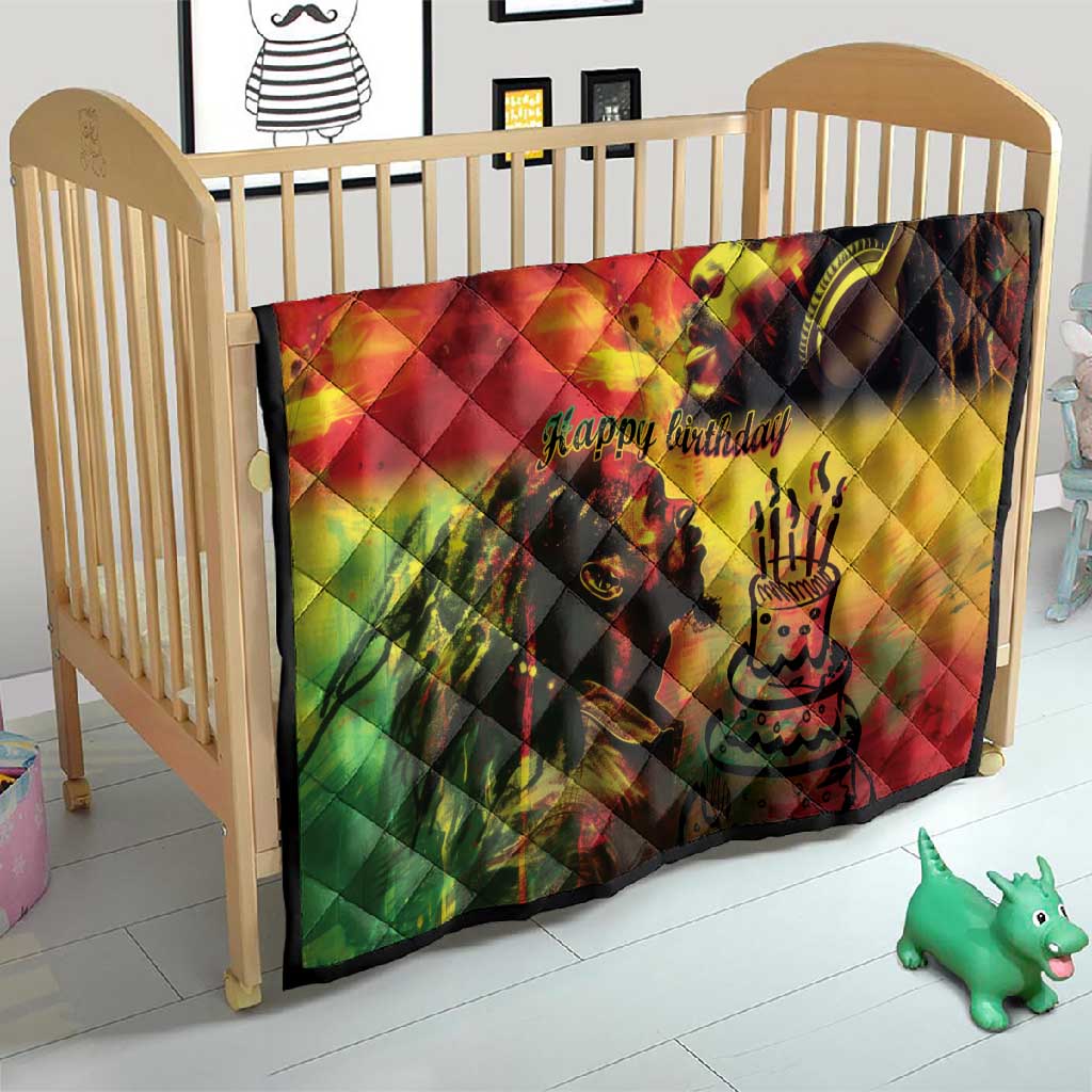 Happy Birthday King of Reggae Quilt LT9