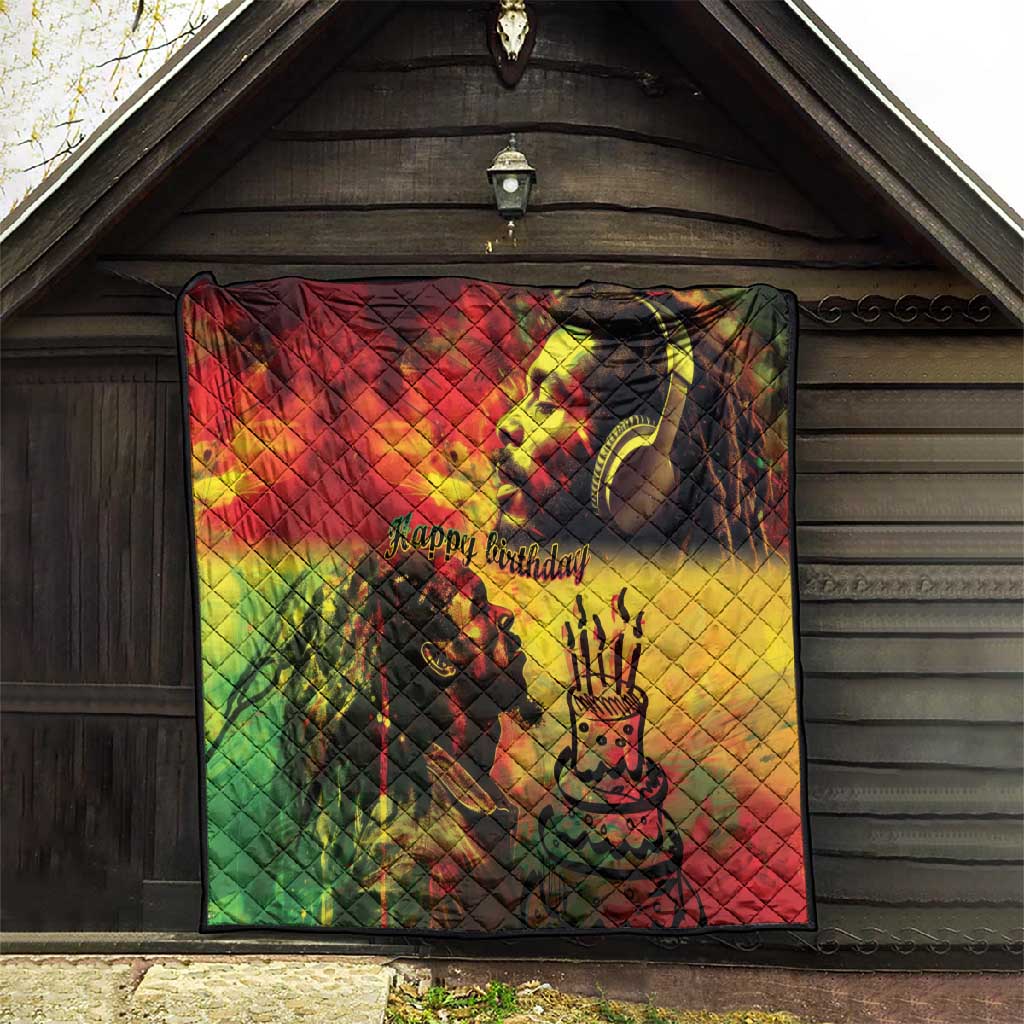 Happy Birthday King of Reggae Quilt LT9