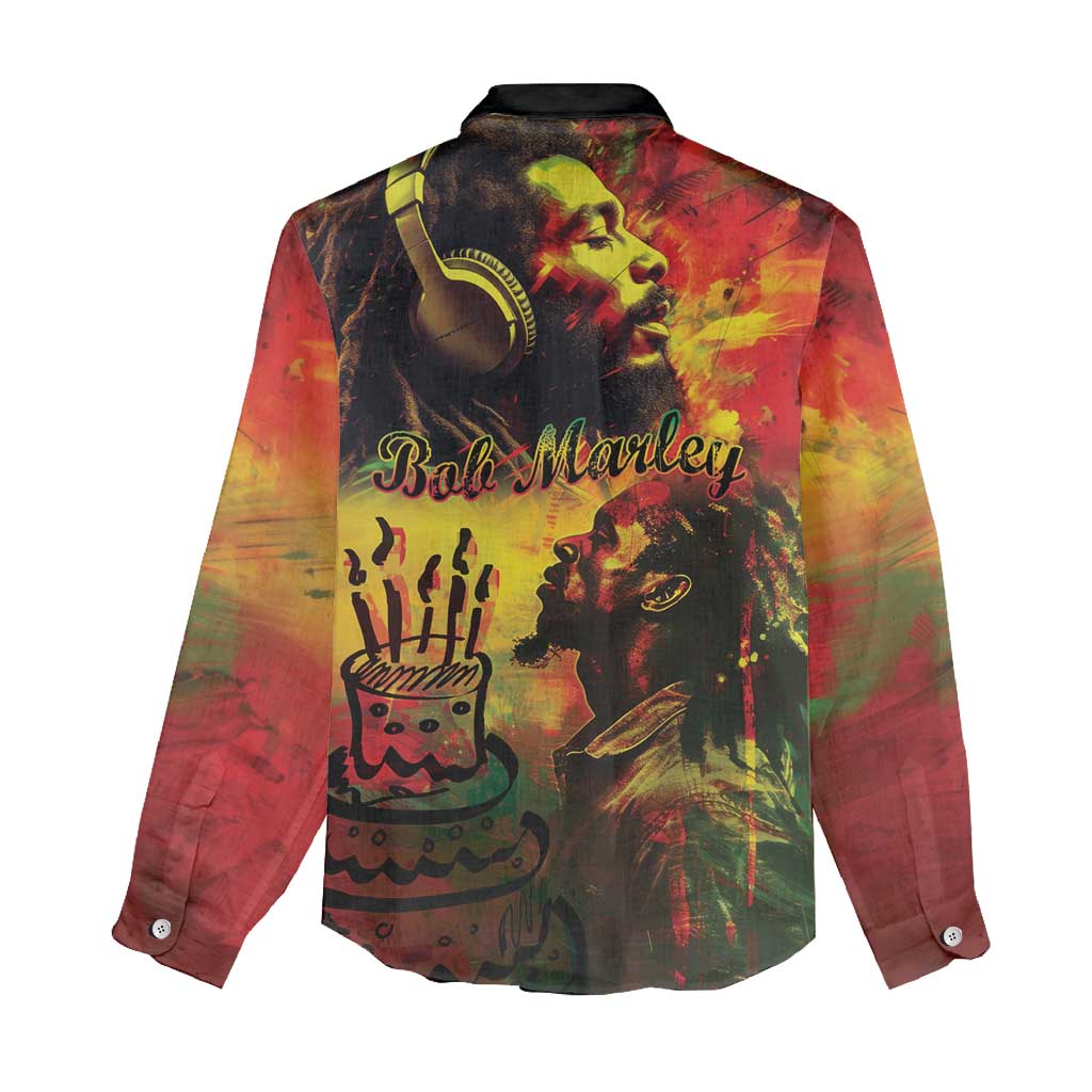 Happy Birthday King of Reggae Women Casual Shirt LT9