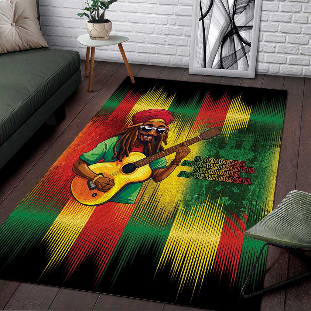 Honoring Reggae Legend Bob Birthday Area Rug LT9
