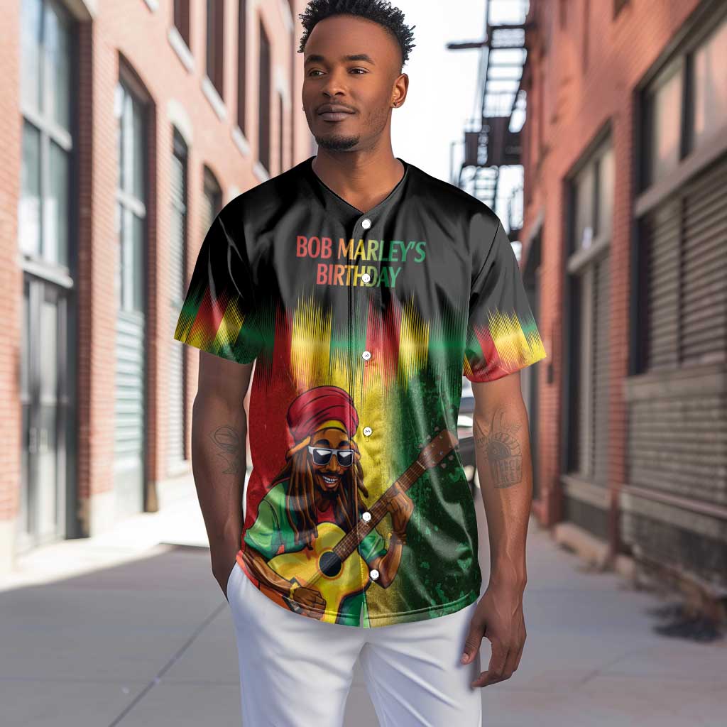 Honoring Reggae Legend Bob Birthday Baseball Jersey LT9