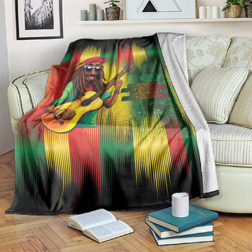 Honoring Reggae Legend Bob Birthday Blanket LT9
