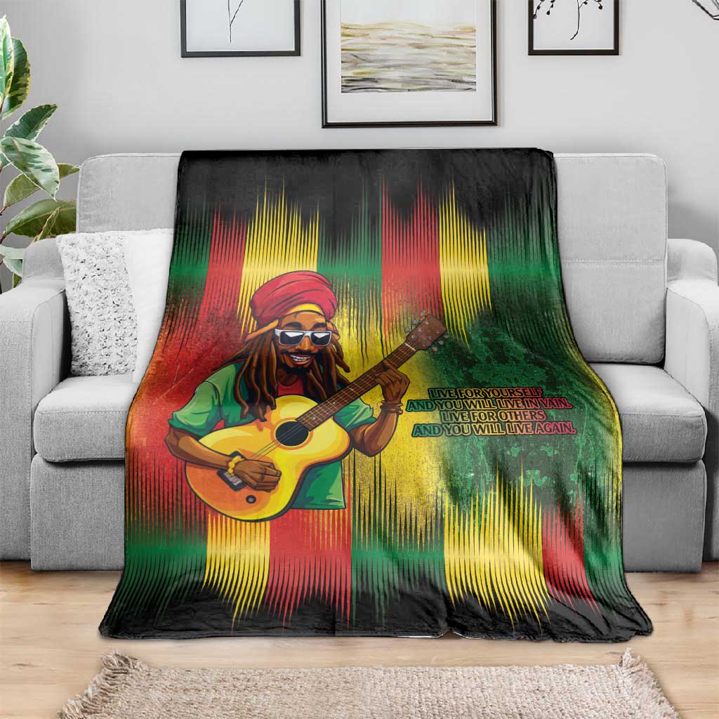 Honoring Reggae Legend Bob Birthday Blanket LT9