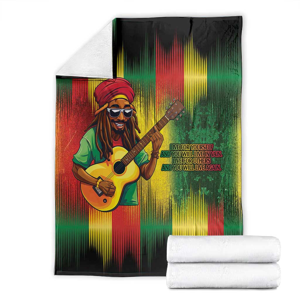 Honoring Reggae Legend Bob Birthday Blanket LT9