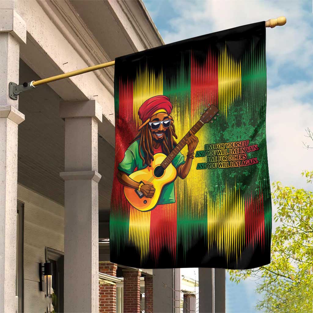 Honoring Reggae Legend Bob Birthday Garden Flag LT9