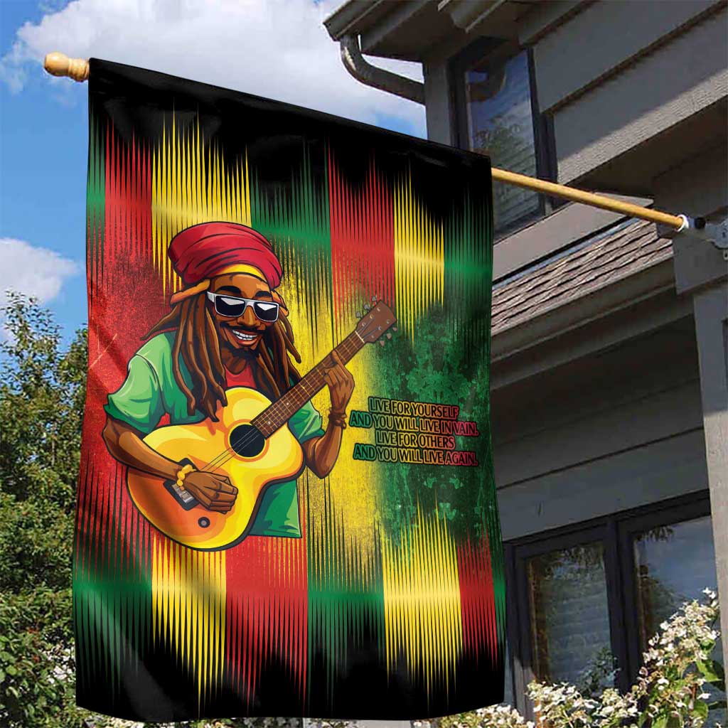 Honoring Reggae Legend Bob Birthday Garden Flag LT9