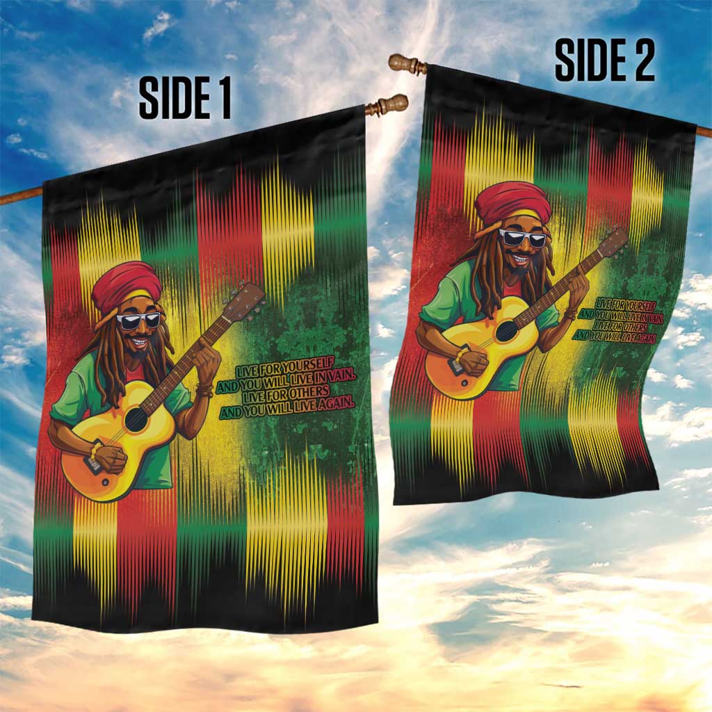 Honoring Reggae Legend Bob Birthday Garden Flag LT9