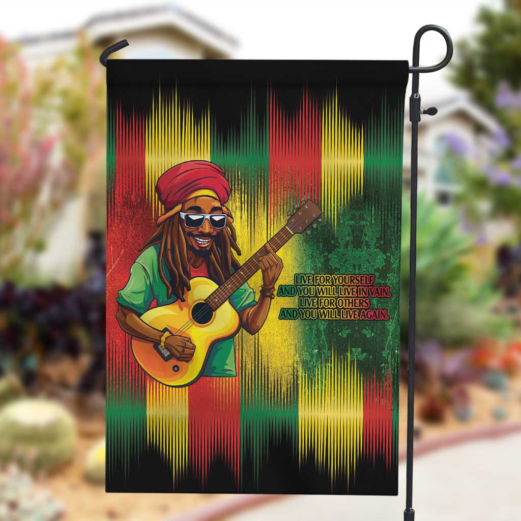 Honoring Reggae Legend Bob Birthday Garden Flag LT9