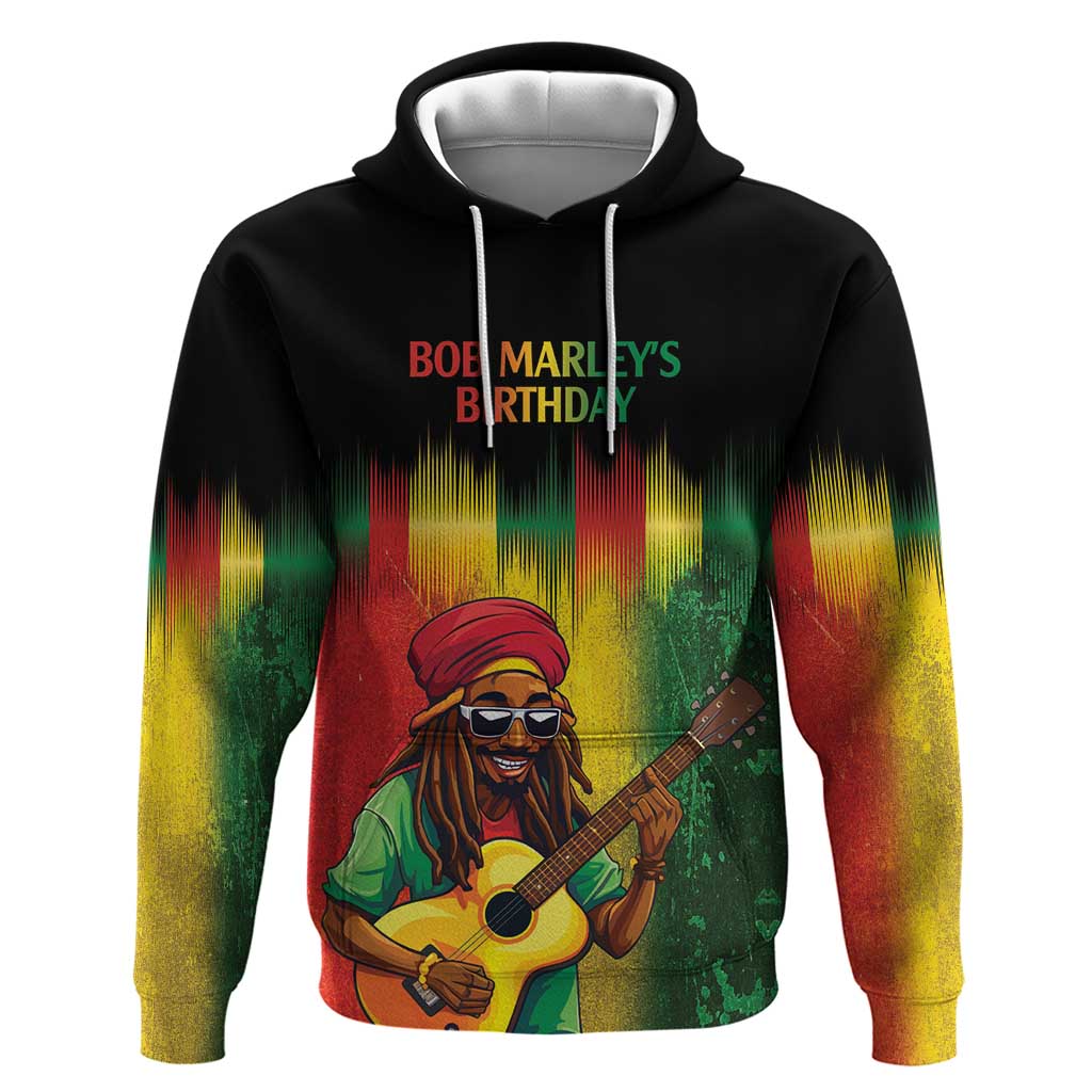 Honoring Reggae Legend Bob Birthday Hoodie LT9