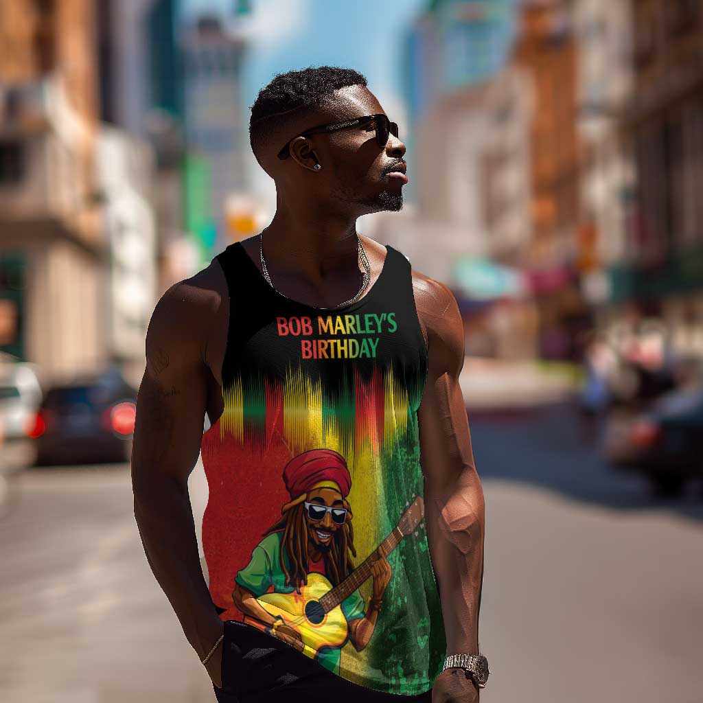 Honoring Reggae Legend Bob Birthday Men Tank Top LT9