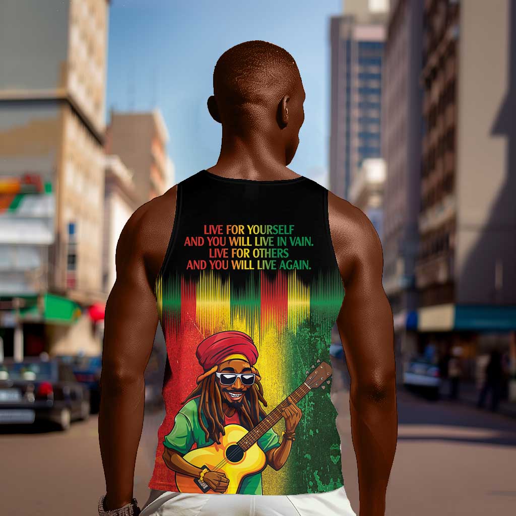 Honoring Reggae Legend Bob Birthday Men Tank Top LT9