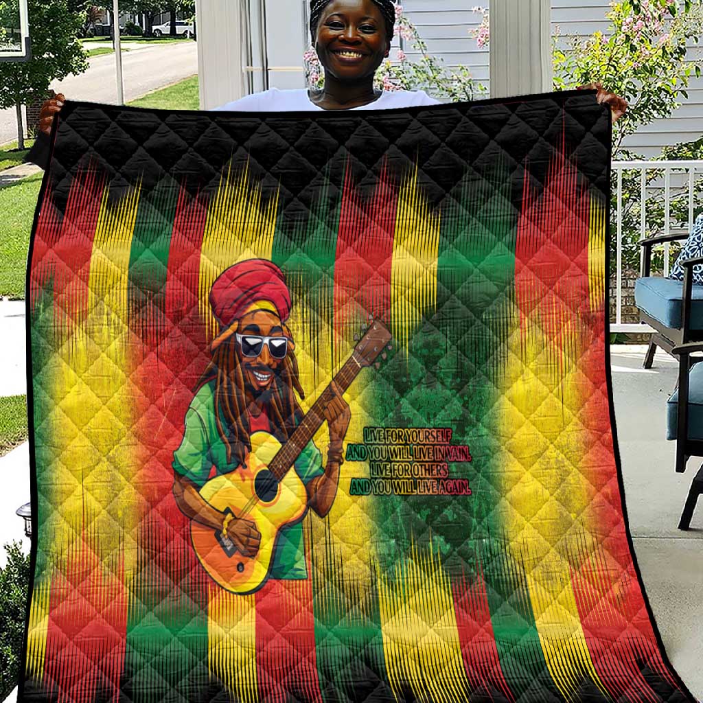Honoring Reggae Legend Bob Birthday Quilt LT9