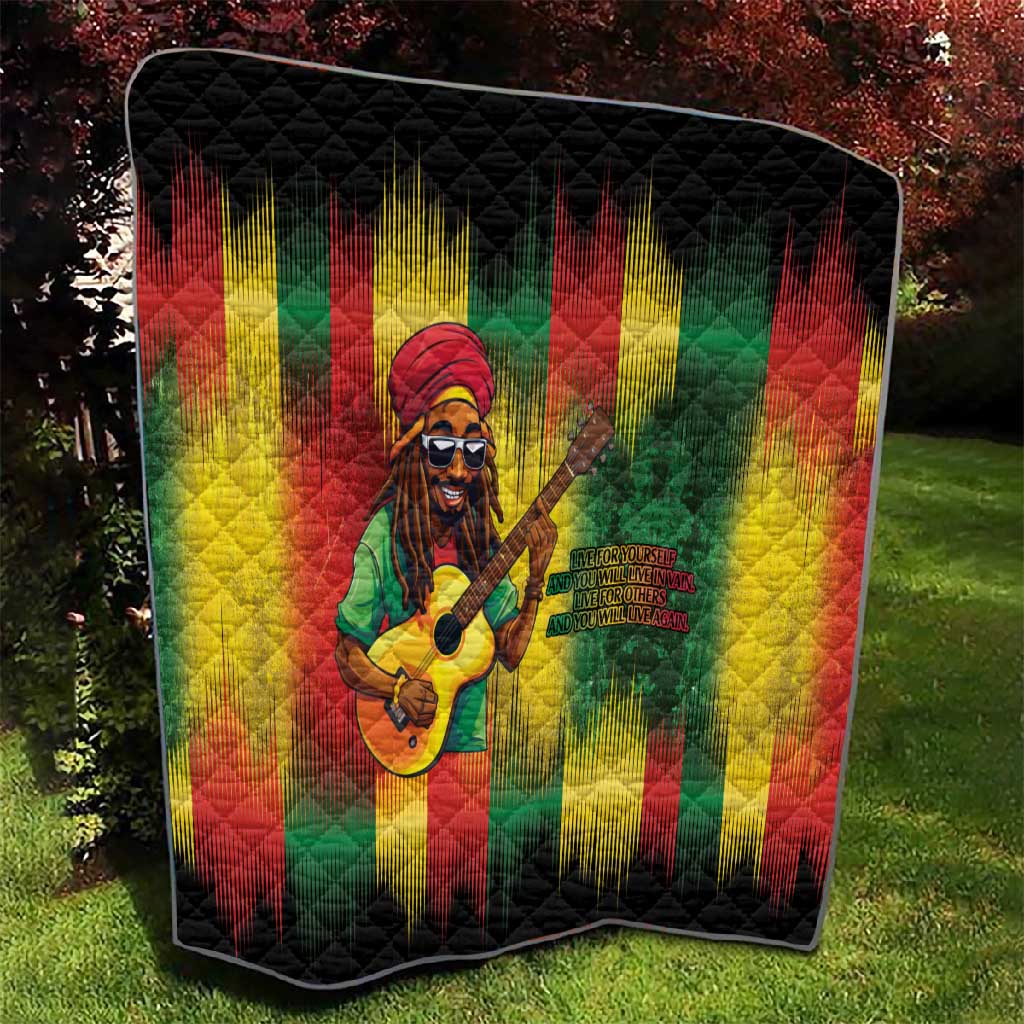 Honoring Reggae Legend Bob Birthday Quilt LT9