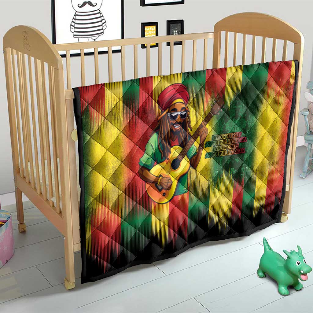 Honoring Reggae Legend Bob Birthday Quilt LT9