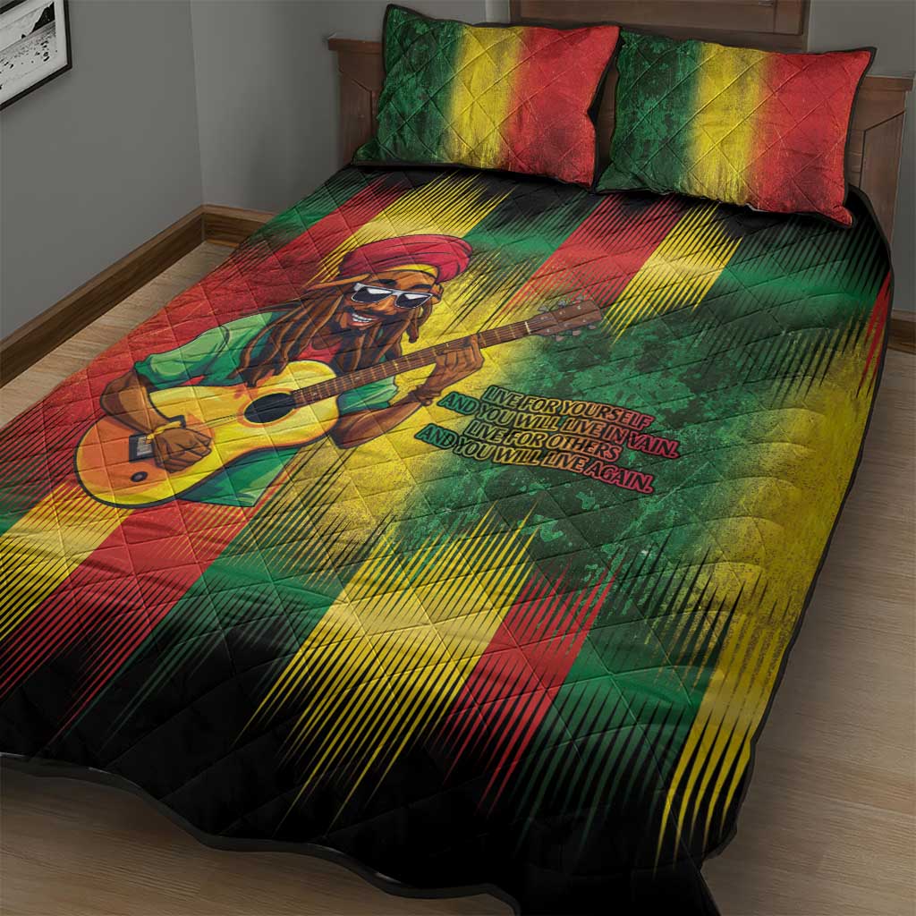 Honoring Reggae Legend Bob Birthday Quilt Bed Set LT9