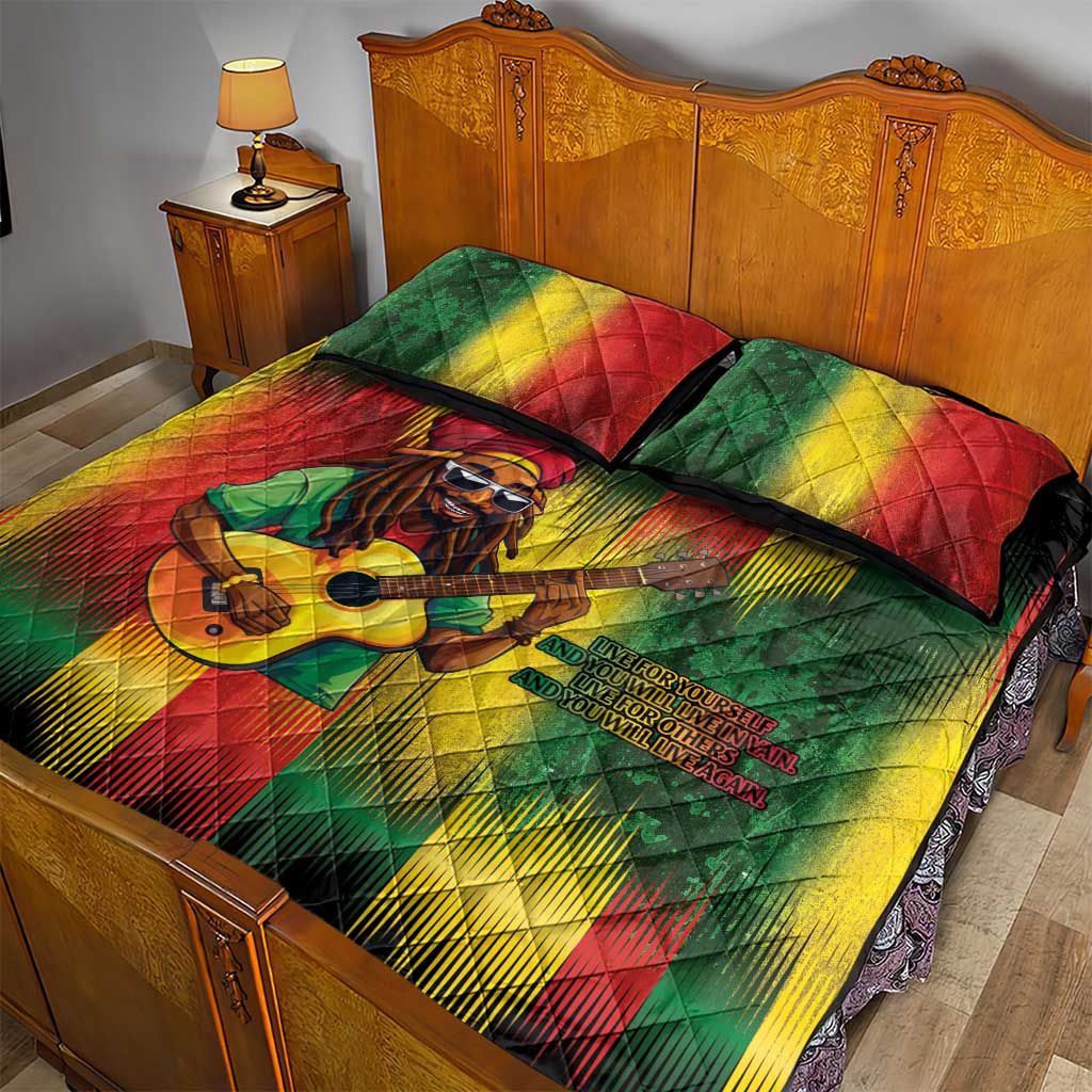 Honoring Reggae Legend Bob Birthday Quilt Bed Set LT9
