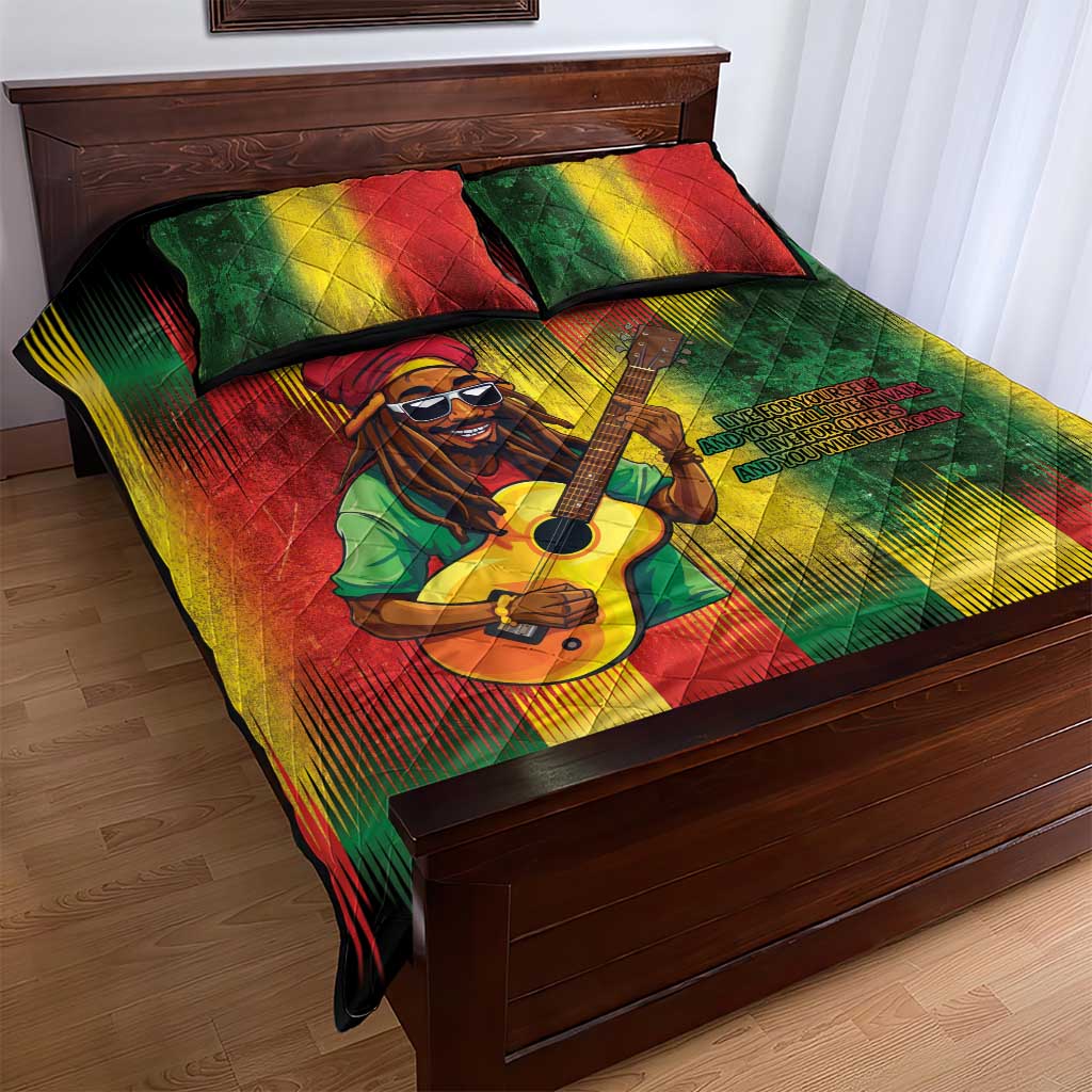 Honoring Reggae Legend Bob Birthday Quilt Bed Set LT9