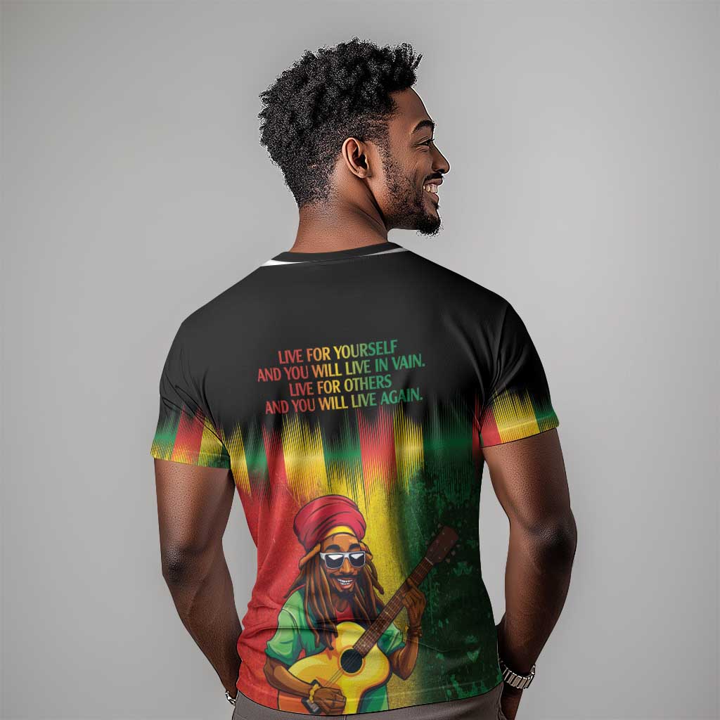 Honoring Reggae Legend Bob Birthday T shirt LT9
