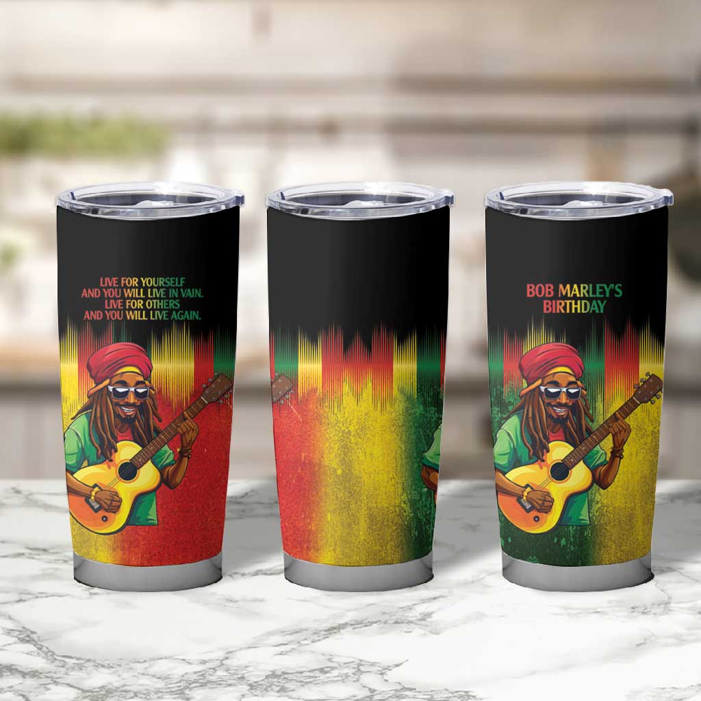 Honoring Reggae Legend Bob Birthday Tumbler Cup LT9
