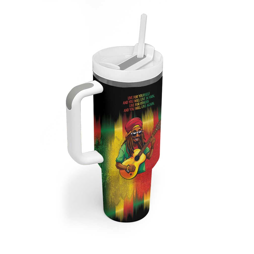 Honoring Reggae Legend Bob Birthday Tumbler With Handle LT9