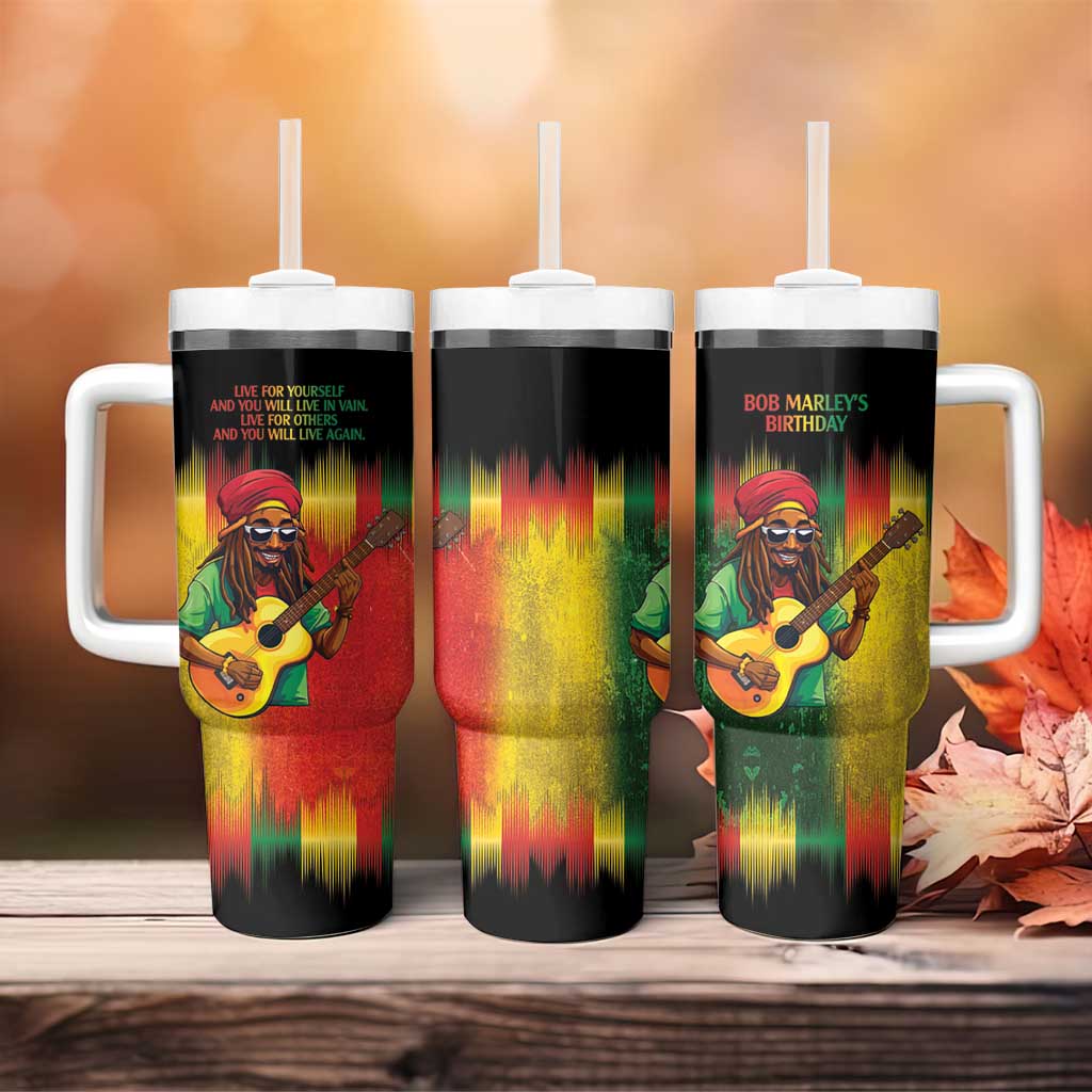 Honoring Reggae Legend Bob Birthday Tumbler With Handle LT9