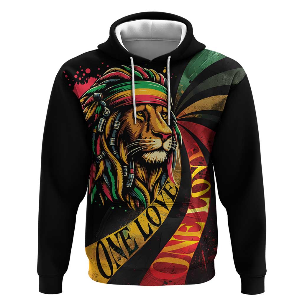 Jamaica Rastafarian Lion One Love Hoodie LT9