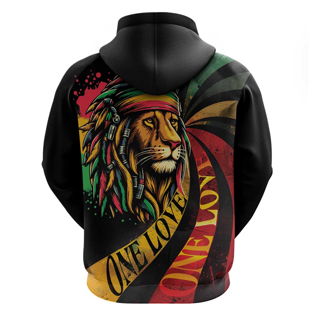Jamaica Rastafarian Lion One Love Hoodie LT9