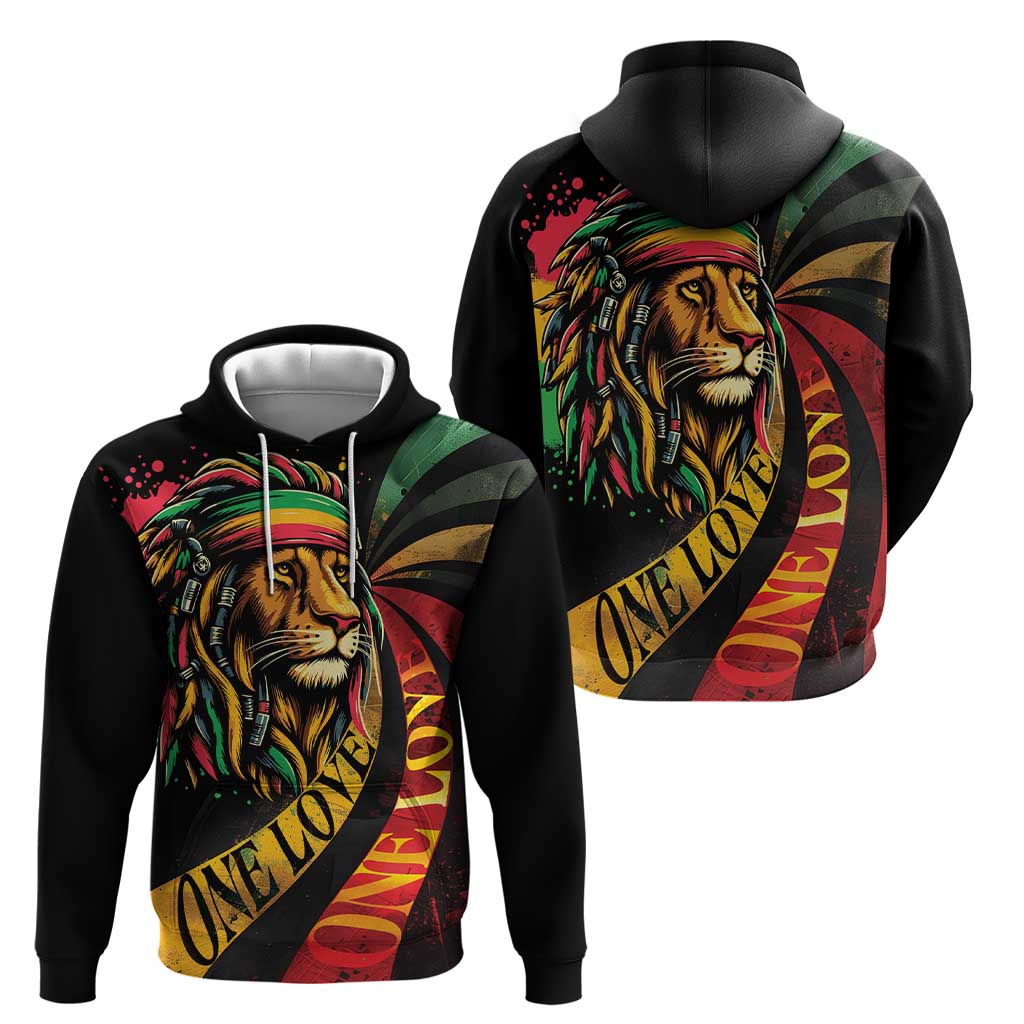 Jamaica Rastafarian Lion One Love Hoodie LT9