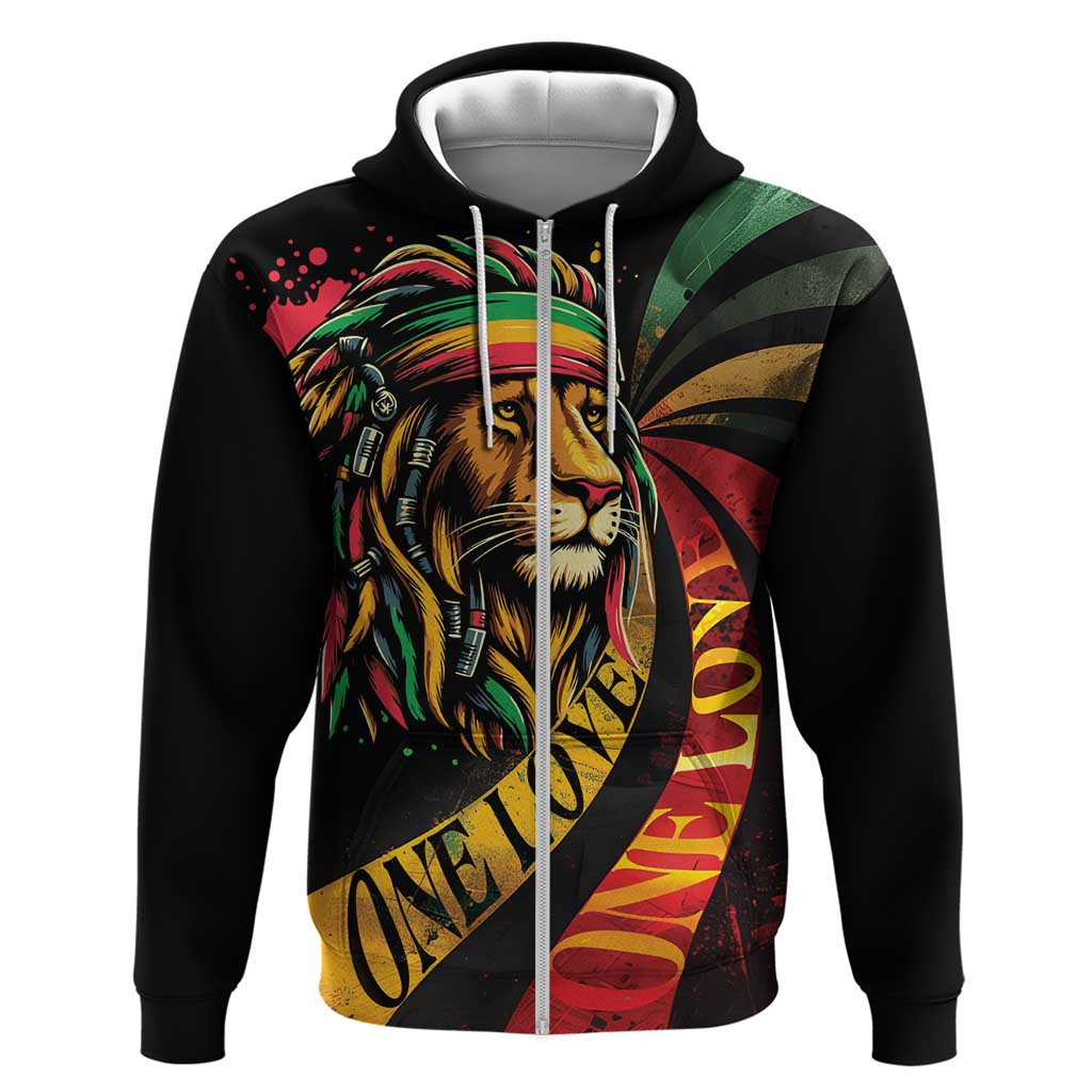 Jamaica Rastafarian Lion One Love Hoodie LT9
